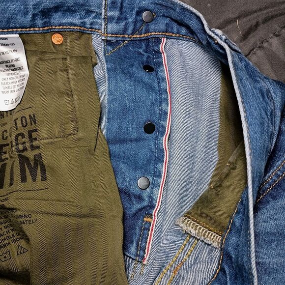 TODD SNYDER Relaxed Fit Selvedge Button Fly Jeans Men’s 35x32 MSR 36x32 NWT - Picture 6 of 16